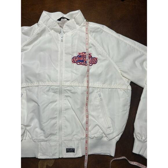 VTG 90s GMC American Music Tour Tony Lama Full Zip Up Windbreaker Jacket - Picture 7 of 12